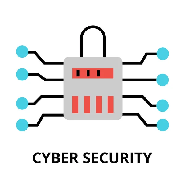 Icono de seguridad cibernética — Archivo Imágenes Vectoriales