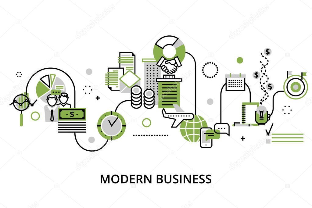 Concept of modern business process