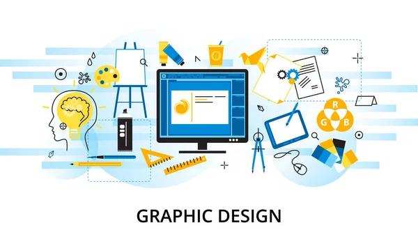 Infografisches Konzept des grafischen Designs — Stockvektor