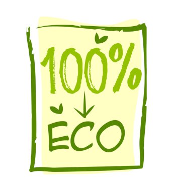 Eko % 100 etiket