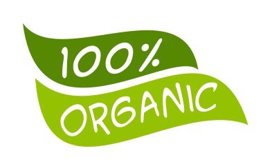 Organik % 100 etiket