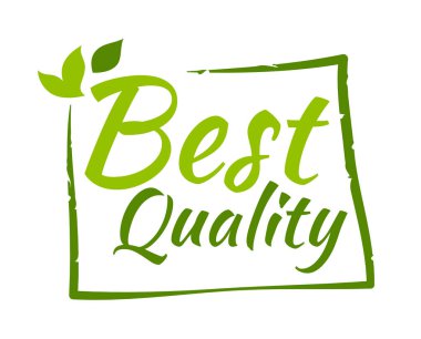 En iyi kalite etiketi