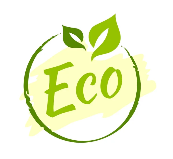 ECO adesivo — Vettoriale Stock