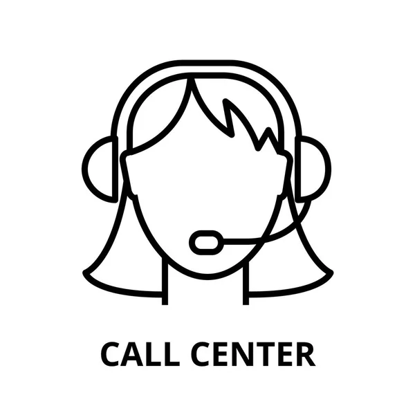 Call Center Icon, für Grafik- und Webdesign — Stockvektor