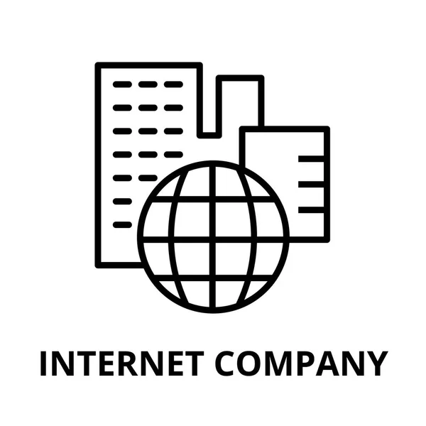 Internet şirketi simgesini, grafik ve web tasarım — Stok Vektör