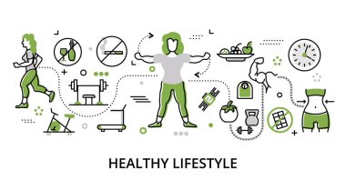 Yeşillik konsepti sağlıklı yaşam tarzı ve eğlence