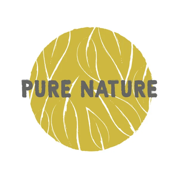 Sticker Nature Pure Illustration Vectorielle Pour Graphisme Design — Image vectorielle