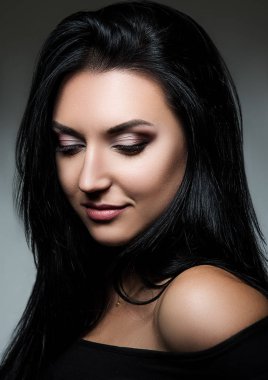 güzel seksi kız portresi