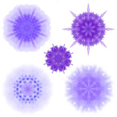 Suluboya mandala kümesi