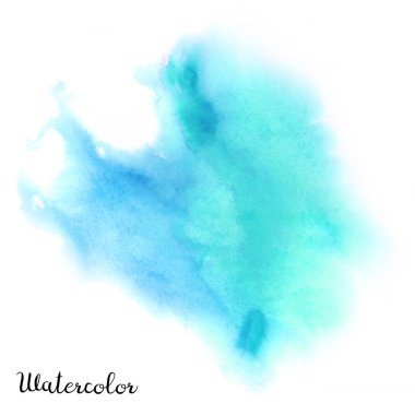 Sulu Boya renkli leke