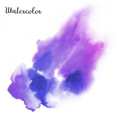 Sulu Boya renkli leke