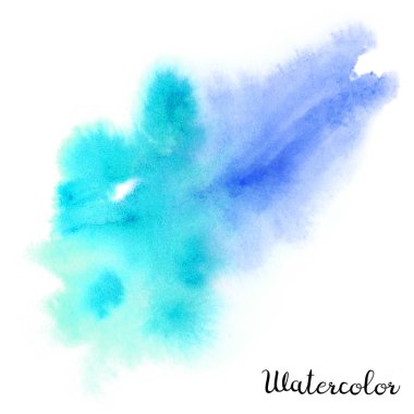 Sulu Boya renkli leke