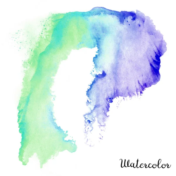 Watercolor colorful blot — Stock Photo, Image