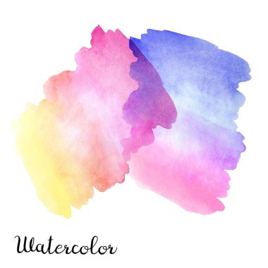 Sulu Boya renkli leke