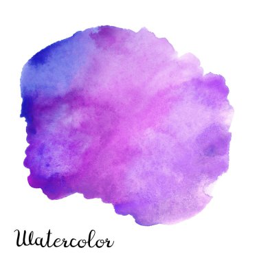 Sulu Boya renkli leke