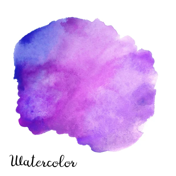 Watercolor colorful blot — Stock Photo, Image