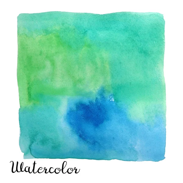 Sulu Boya renkli kare