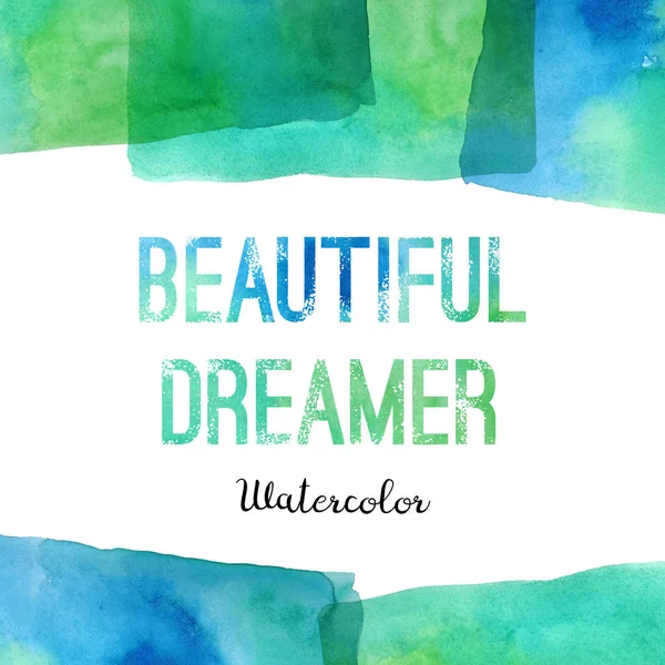 Suluboya elemanları ile arka plan