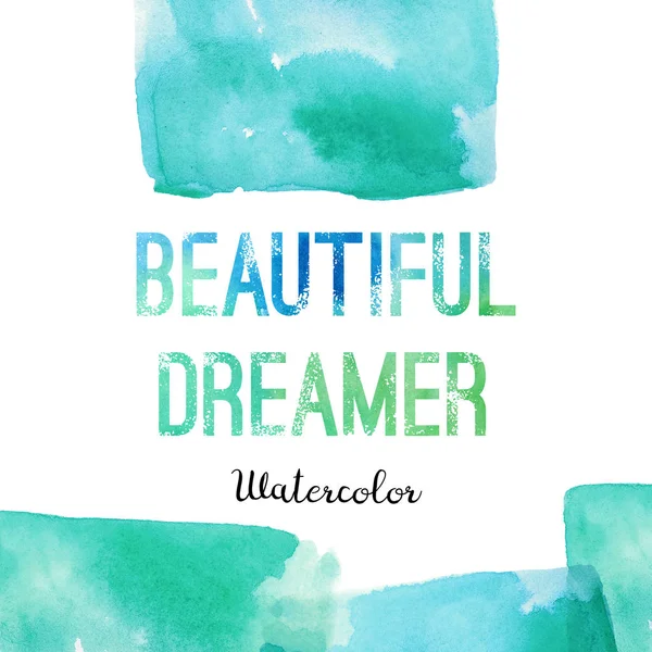 Suluboya elemanları ile arka plan