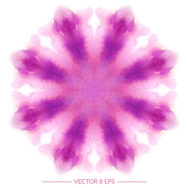 Vector watercolor mandala — Stock Vector