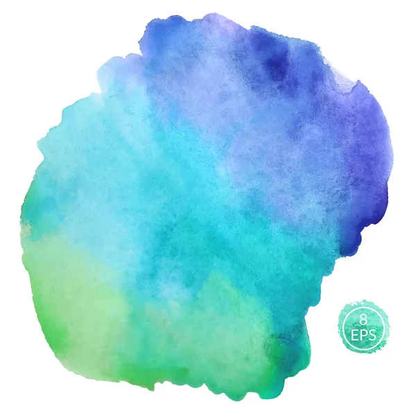 Watercolor blot vector — Stock Vector