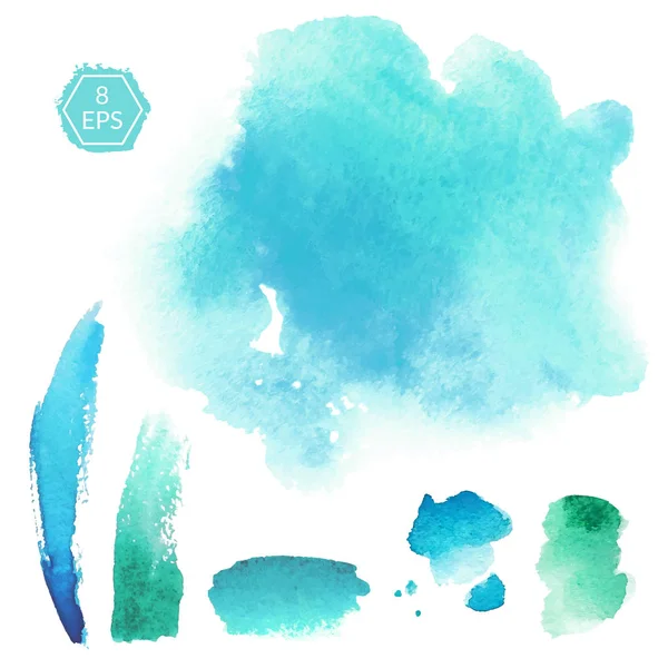 Vektör. Sulu Boya lekesi.