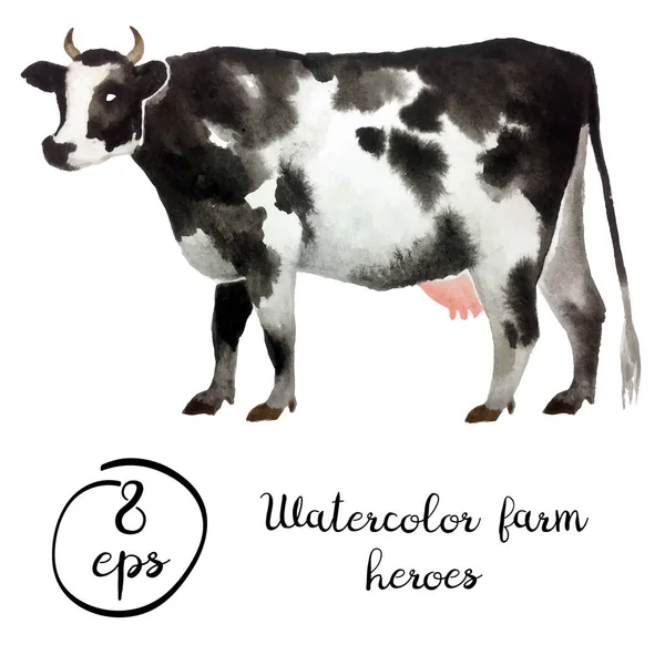 Vektör çiftlik hayvan inek