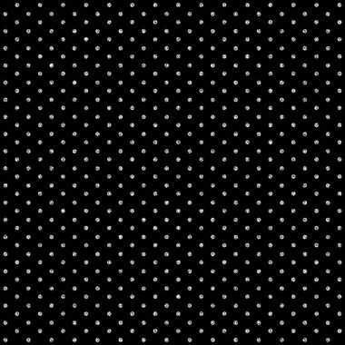 Siyah arka planda izole edilmiş altın parıltılı lekeli kusursuz desen. Tasarım, tekstil ve diğer şeyler için Geometrik süs.