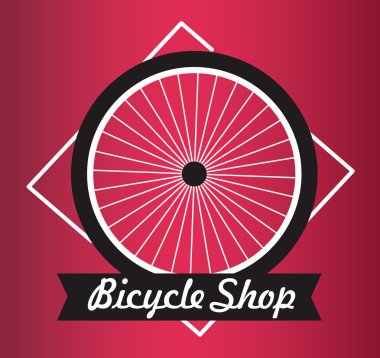 Bisiklet Dükkanı Vektör Logo Tasarımı - Bisiklet Konsepti -