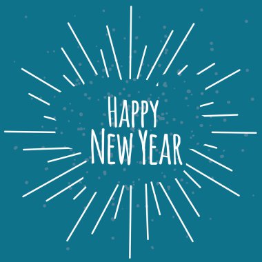 mutlu yeni yıl 2017 tebrik kartı