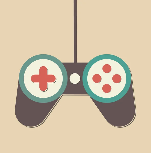 Controlador de juego Joypad Joystick — Vector de stock