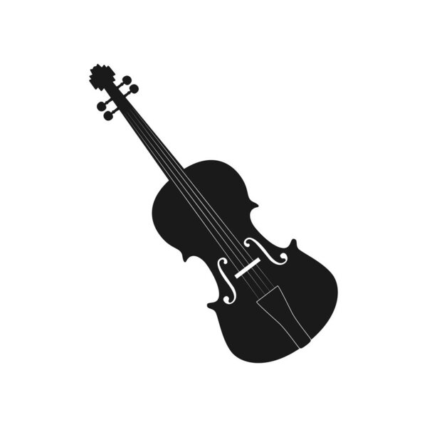 Violin icon sign. Violin isolated. Vector stock. 