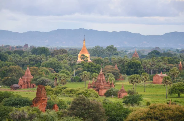 Starożytne świątynie w Bagan, Mjanma — Zdjęcie stockowe
