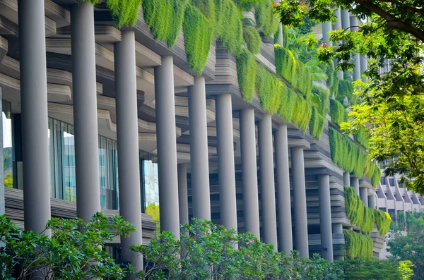 Arquitetura moderna e jardins verticais de Singapura — Fotografia de Stock