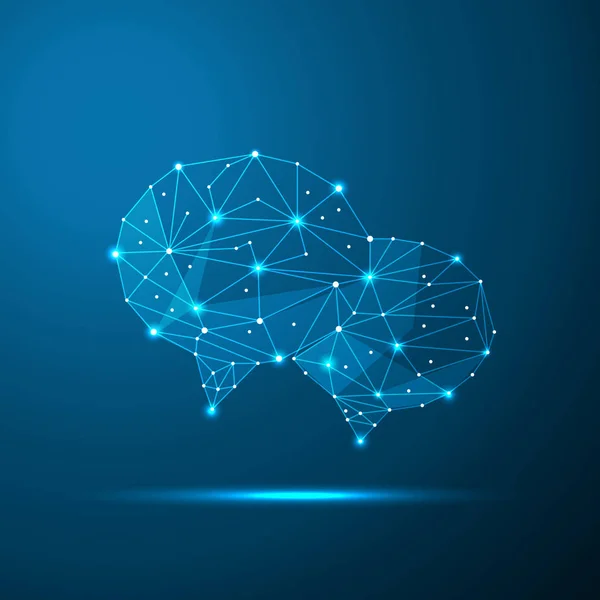 Soyut sohbet noktalar, çizgiler ve şekiller gezegenler, yıldızlar ve evrenin şeklinde oluşan iletileri bir yıldızlı gökyüzü veya alan, şeklinde. Vektör iş