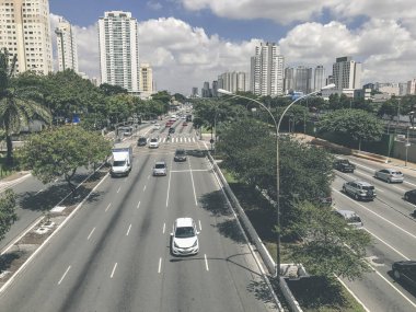 Radial Leste Avenue, in Sao Paulo, Brazil