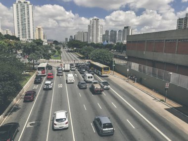 Radial Leste Avenue, in Sao Paulo, Brazil