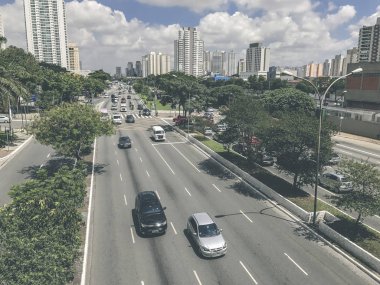 Radial Leste Avenue, in Sao Paulo, Brazil