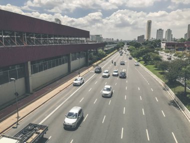 Radial Leste Avenue, in Sao Paulo, Brazil