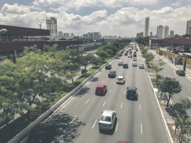 Radial Leste Avenue, in Sao Paulo, Brazil