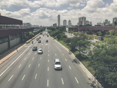 Radial Leste Avenue, in Sao Paulo, Brazil