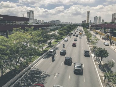 Radial Leste Avenue, in Sao Paulo, Brazil