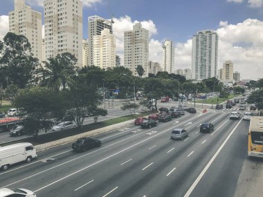 Radial Leste Avenue, in Sao Paulo, Brazil
