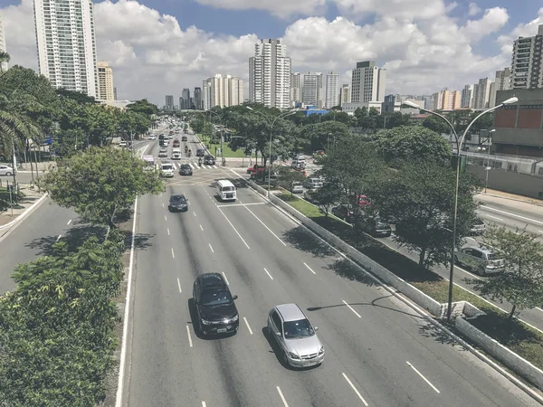 Radial Leste Avenue, in Sao Paulo, Brazil — Zdjęcie stockowe