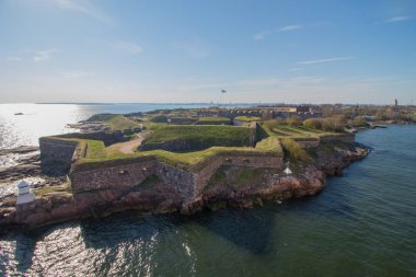 Suomenlinna deniz kale Finlandiya.