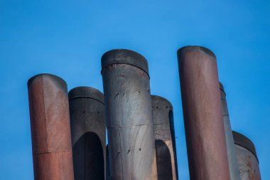 Gemi huni. Detaylı.