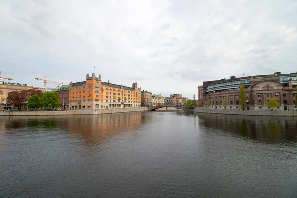 스톡홀름, 스웨덴의 수도. 스톡 이미지