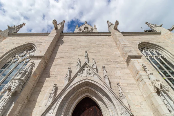 Die Schöne Visby Kathedrale Auf Der Insel Gotland Schweden — Stockfoto