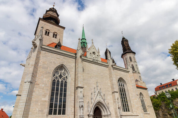 Красивый город Висби на острове Готланд, Швеция
.