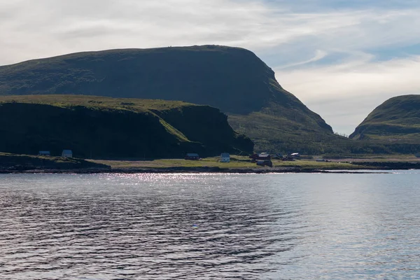 Beau Paysage Côtier Finnmark Dans Partie Nord Norvège — Photo